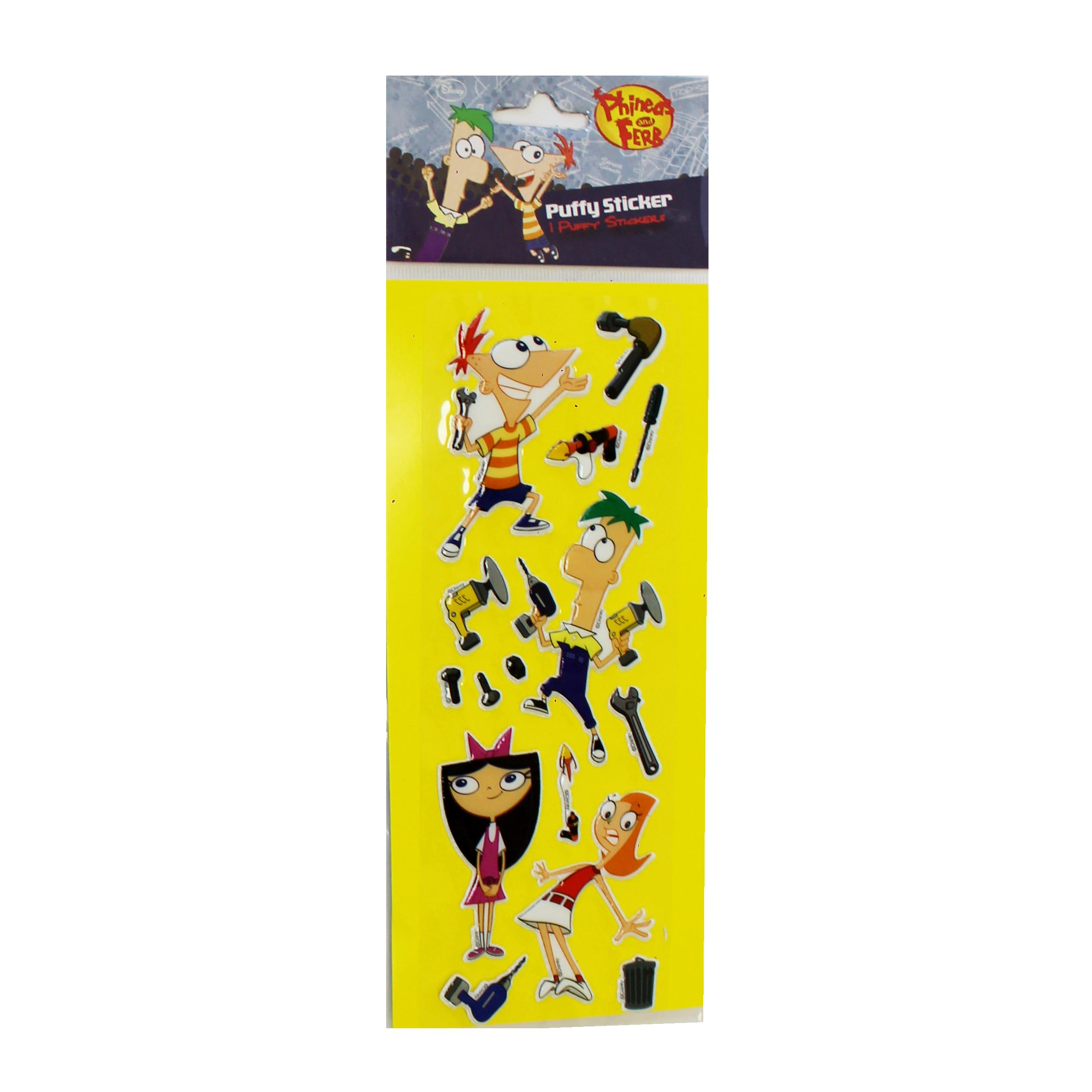 برچسب طرح Phinecrs and Ferb مدل 108-07
