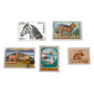 تمبر یادگاری مدل حيوانات كد bc-2123 مجموعه 5 عددي