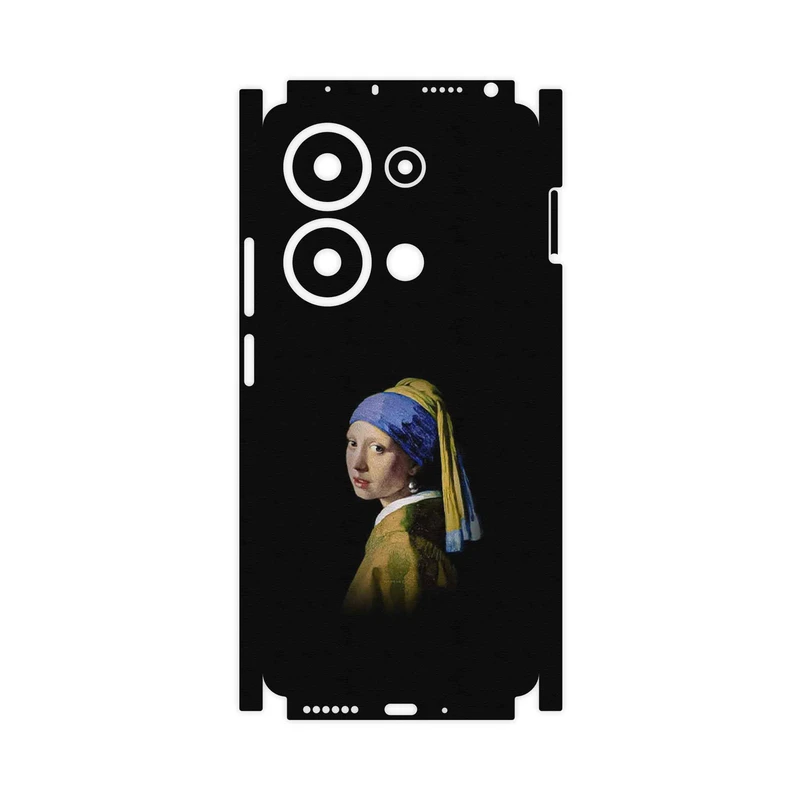 برچسب پوششی ماهوت مدل Girl with a Pearl Earring of Vermeer-FullSkin مناسب برای گوشی موبایل شیائومی Poco M6 Pro 4G