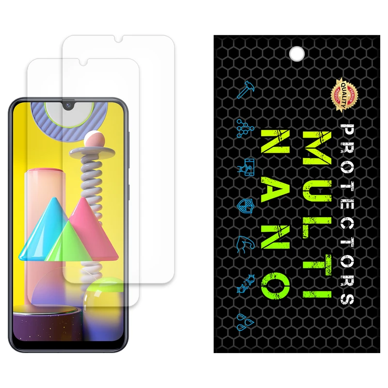 محافظ صفحه نمایش مات مولتی نانو مدل X-S2M مناسب برای گوشی موبایل سامسونگ Galaxy M31 Prime بسته دو عددی