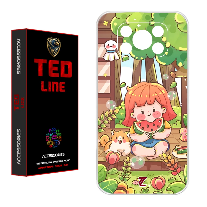 کاور تدلاین طرح دختر هندونه ای کد 1180 مناسب برای گوشی موبایل شیائومی Poco X3 / X3 Pro / X3 NFC