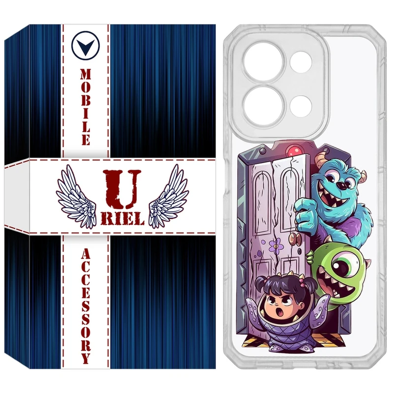 کاور یوریل مدل Clear کد 67 طرح سالیوان مناسب برای گوشی موبایل شیائومی Redmi 15C 4G