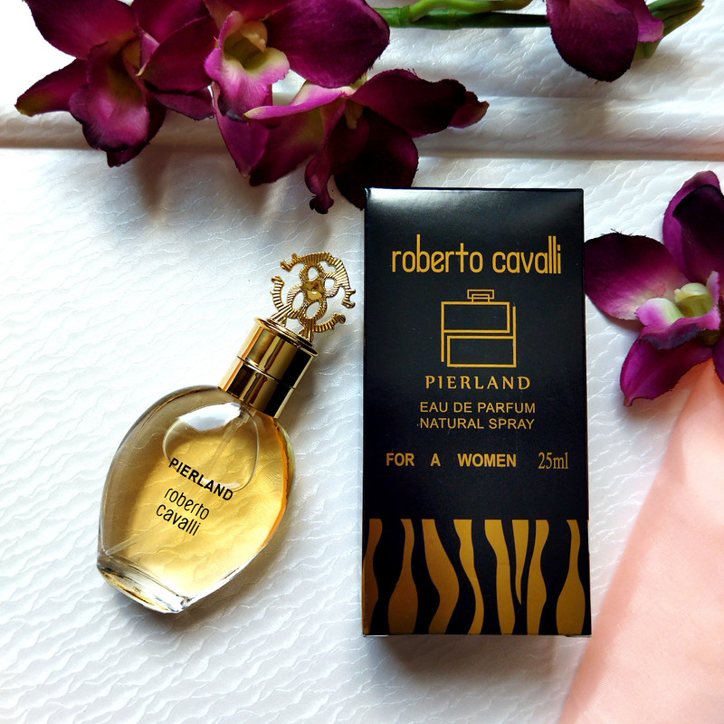 عطر جیبی زنانه پیرلند مدل roberto cavalli حجم 25 میلی لیتر