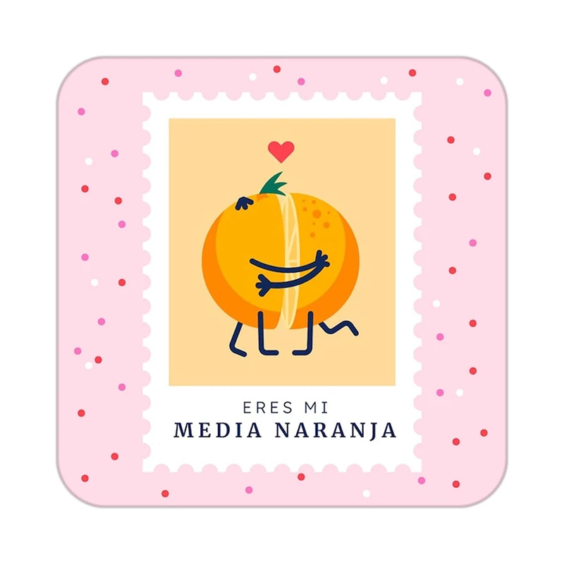 زیر لیوانی کاکتی طرح عاشقانه مدل mp37908