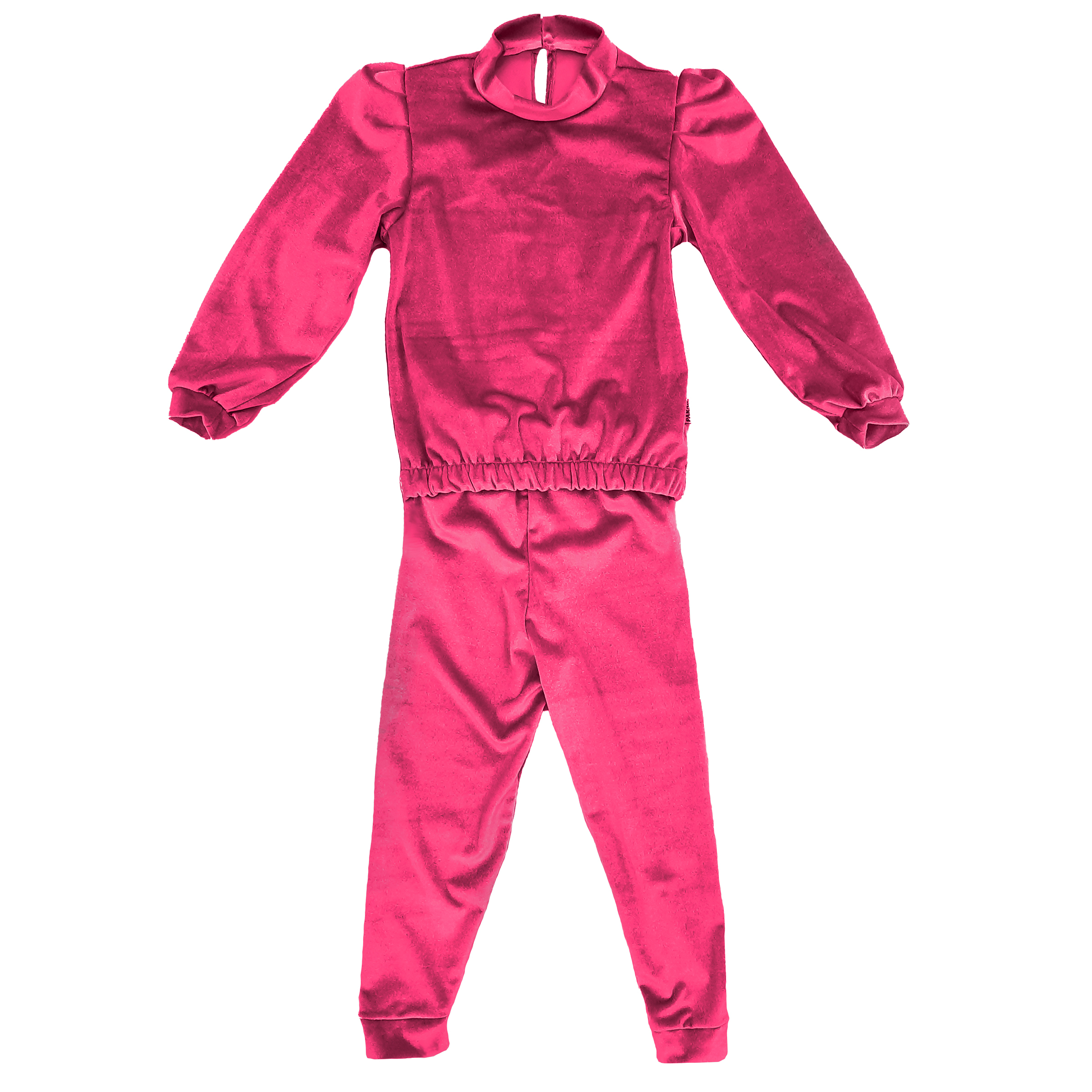 ست بلوز و شلوار دخترانه مدل بهاره رنگ زرشکی