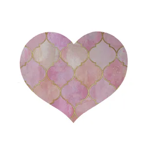  پادری مدل قلب طرح مدرن کد 8616 سایز 90x90 سانتی متر