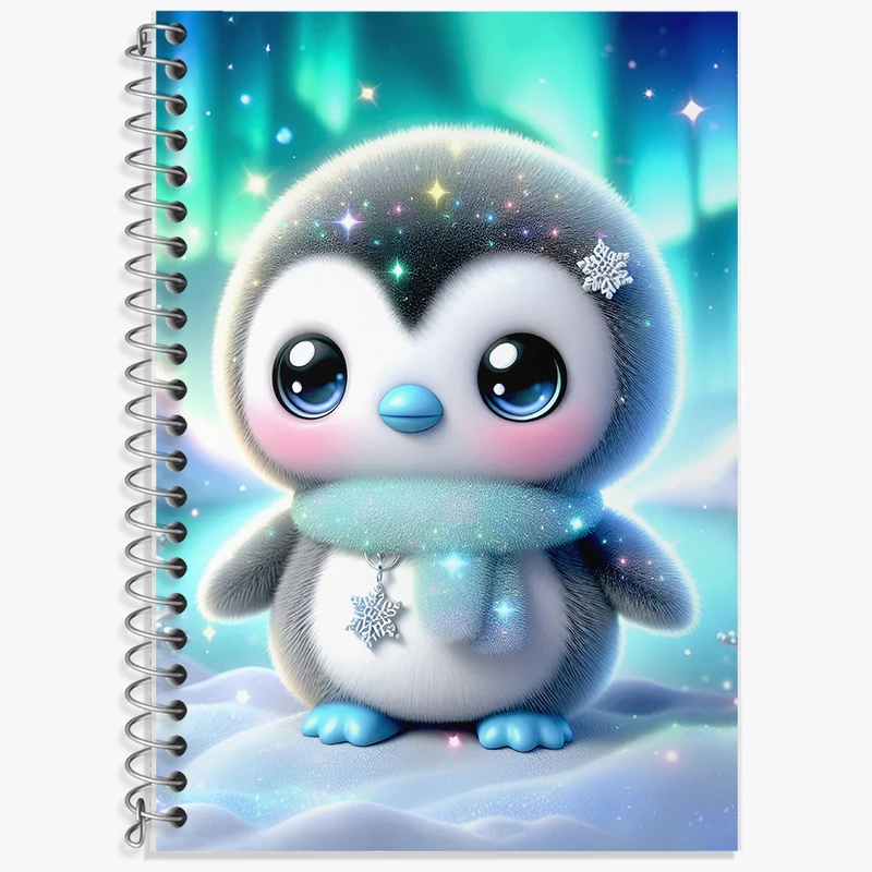 دفتر نت موسیقی 50 برگ خندالو طرح پنگوئن کیوت کد F5445