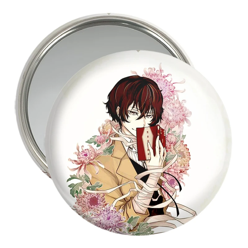 آینه جیبی خندالو مدل دازای اوسامو انیمه سگ های ولگرد بانگو  کد 10135