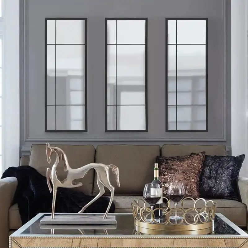 آینه الف مدل نیم قد کلاسیک مجموعه 3 عددی