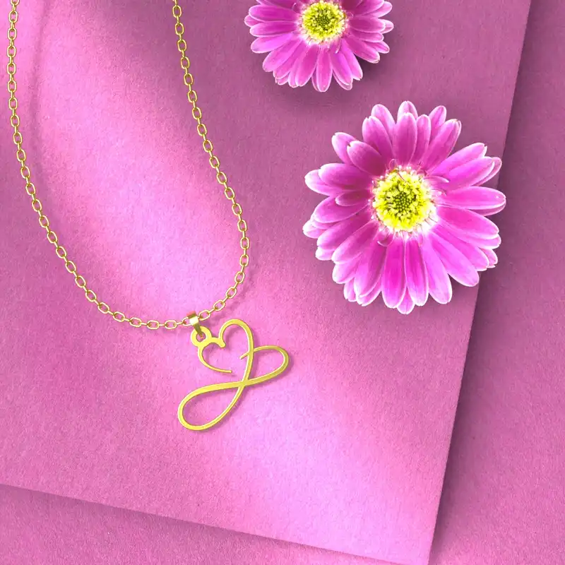 گردنبند طلا 18 عیار زنانه مدوپد مدل گل کد CA10895