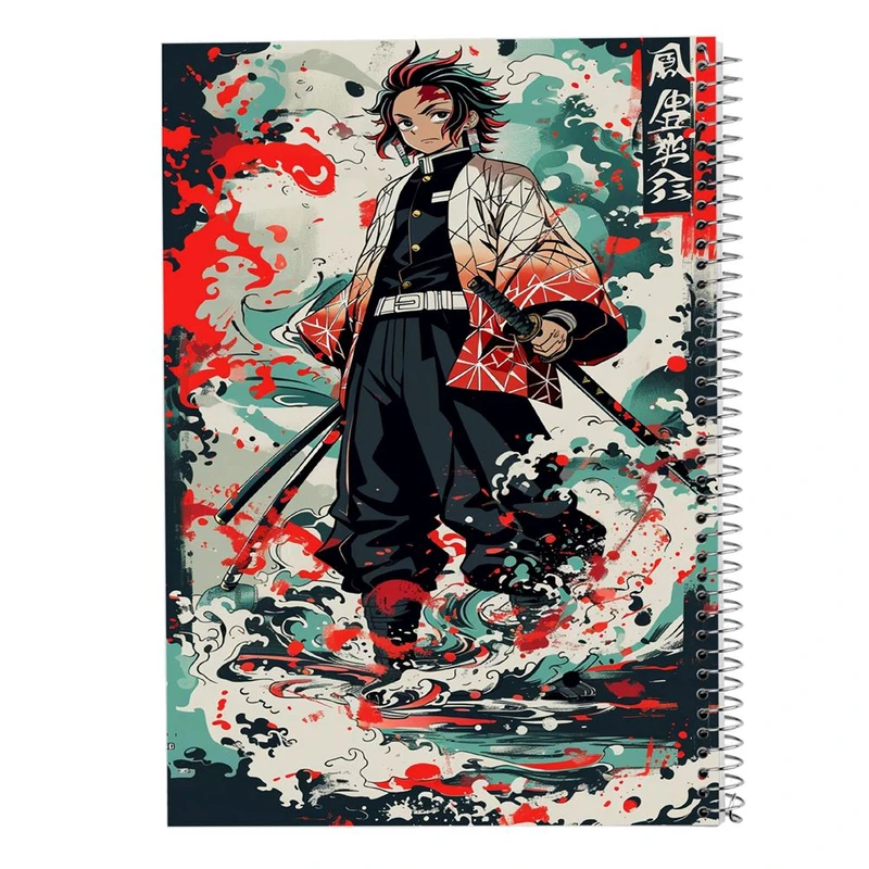 دفتر ژورنال نویسی 50 برگ مدوپد مدل نقطه ای طرح شیطان کش کد DF16714