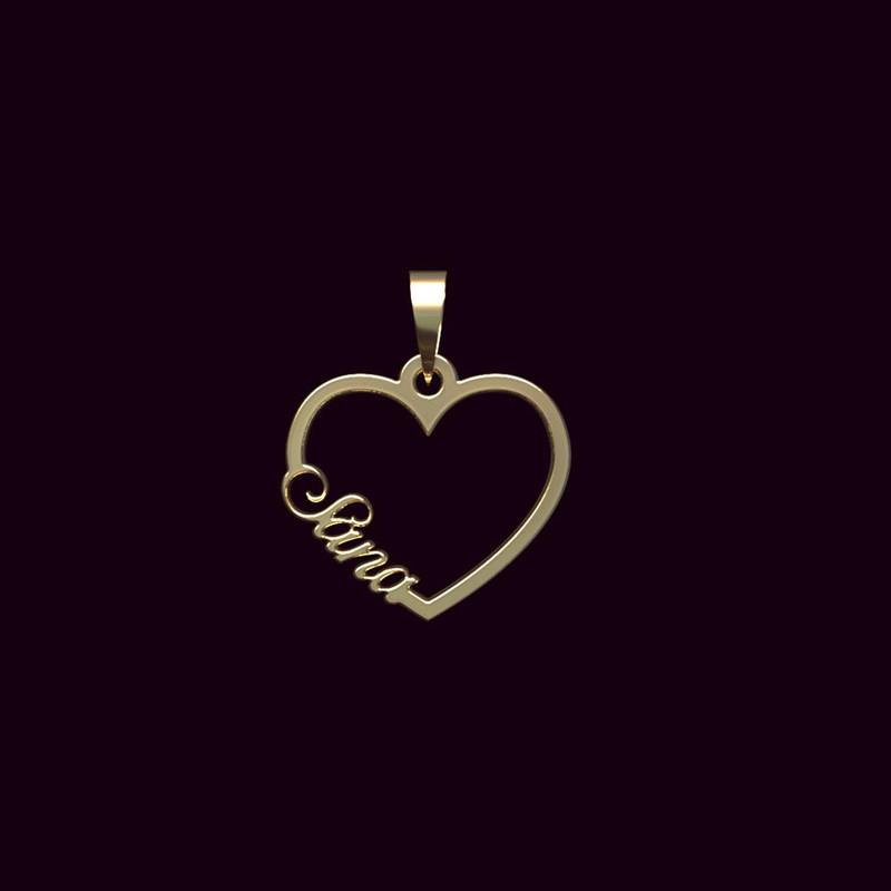 آویز گردنبند طلا 18 عیار زنانه مدوپد مدل اسم ثنا sana کد PB1-10372