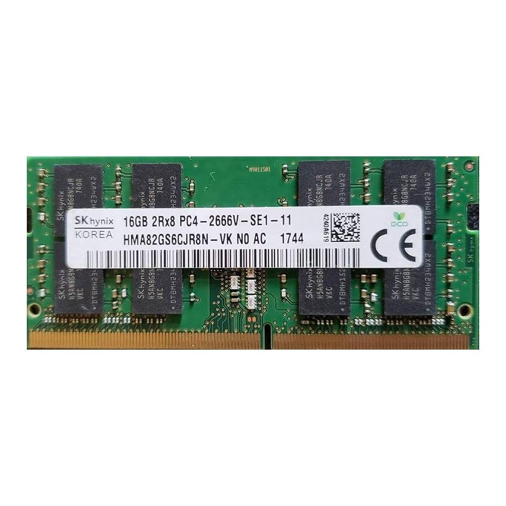 رم لپتاپ DDR4 دو کاناله 2666 مگاهرتز CL19 اس کی هاینیکس مدل PC4-2666V ظرفیت 16 گیگابایت