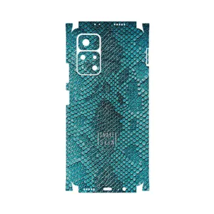 MAHOOT Blue Snake Skin-FullSkin Cover Sticker for Xiaomi Poco M4 Pro 5G