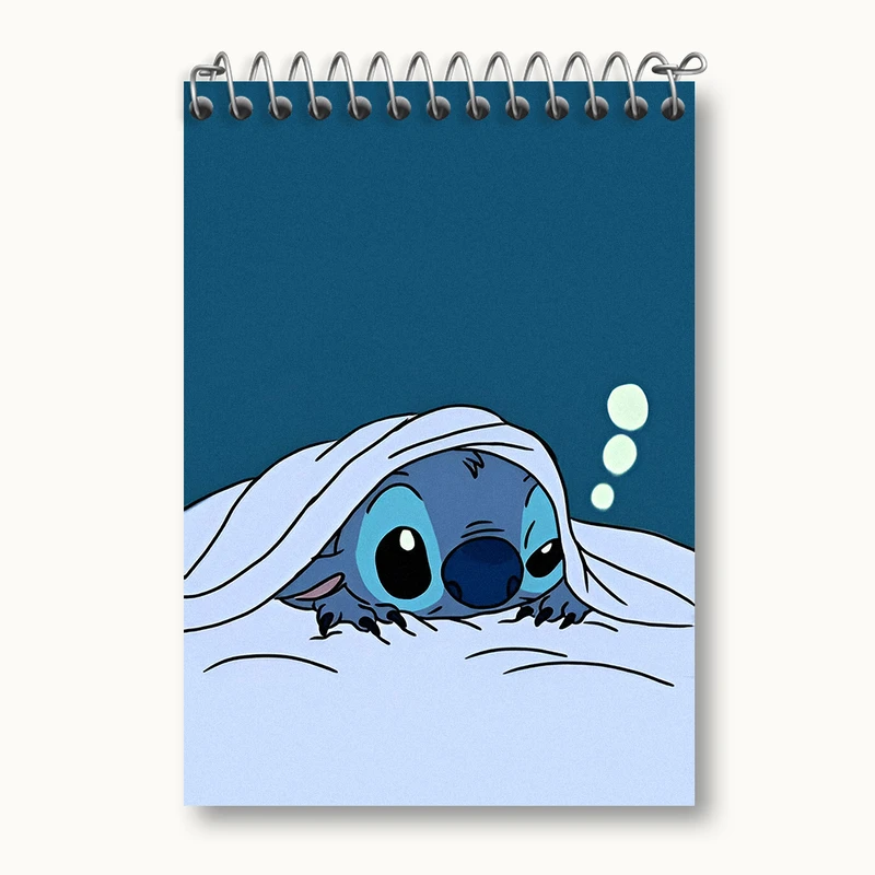 دفتر یادداشت 50 برگ خندالو طرح استیچ (Stitch) کد N2951