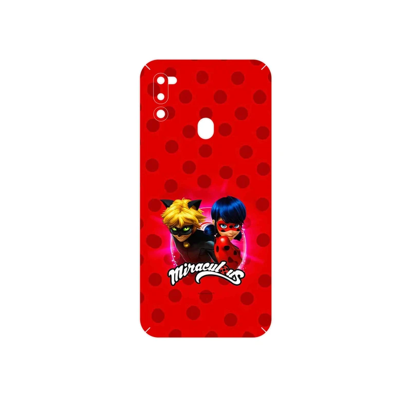 برچسب پوششی ماهوت مدل Ladybug and Cat Noir مناسب برای گوشی موبایل سامسونگ Galaxy M21 (2021) Edition