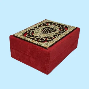 جعبه جواهرات مدل نیم ستی خاتم کد G1111