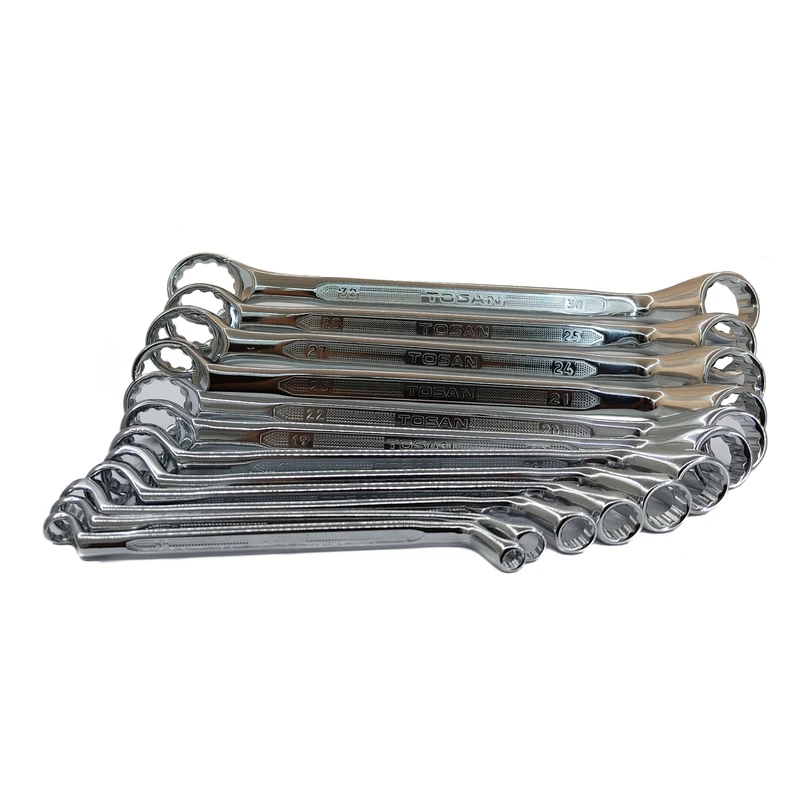 مجموعه 12 عددی آچار دو سر رینگی توسن مدل TI-102-S12