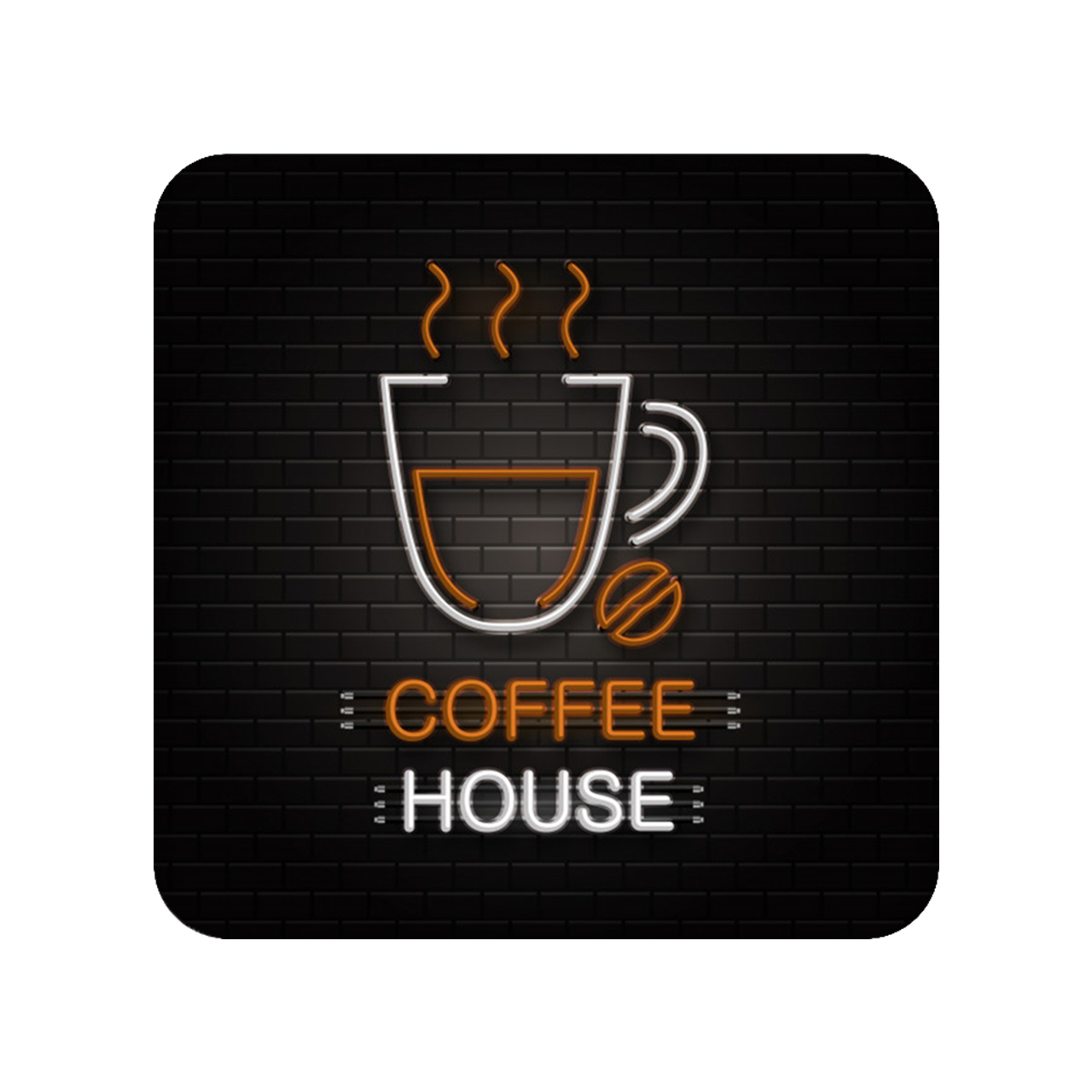آینه جیبی مدل cofffee house کد 1875
