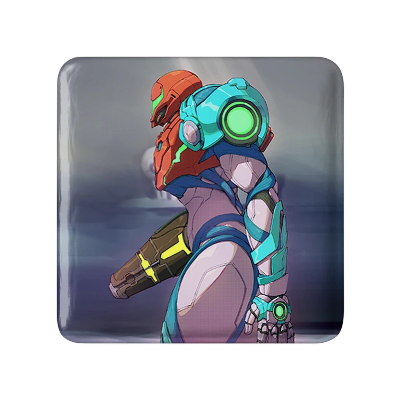 پیکسل خندالو طرح بازی متروید (Metroid) مدل مربعی کد 35674