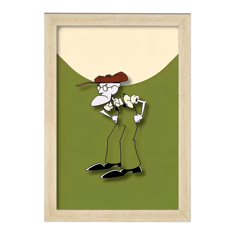 تابلو خندالو مدل شجاعت سگ ترسو (Courage the Cowardly Dog) کد F10806