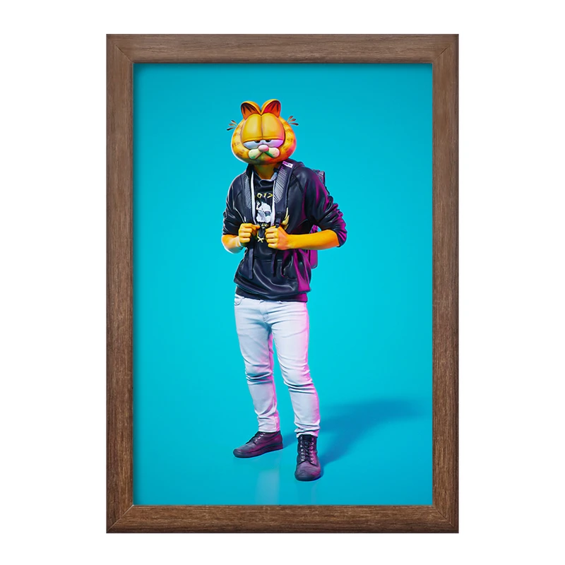 تابلو خندالو طرح گارفیلد (Garfield) کد F178