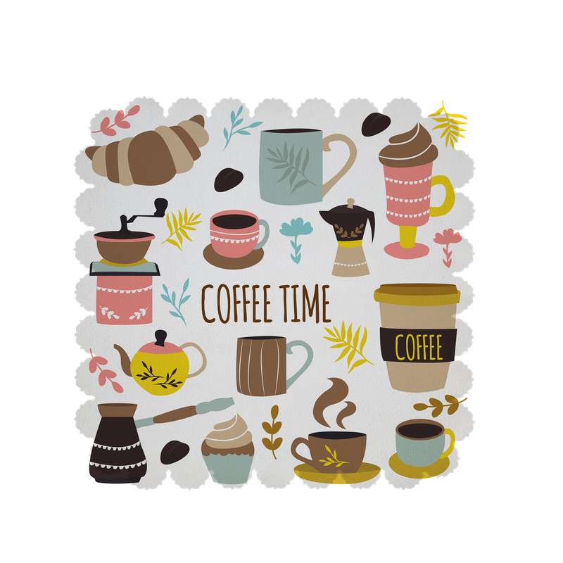  رومیزی طرح coffee کد 8769B