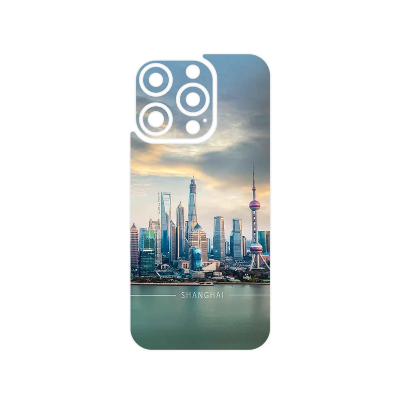 برچسب پوششی ماهوت مدل Shanghai_City مناسب برای گوشی موبایل اپل iPhone 15 Pro