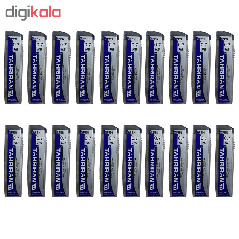 نوک مداد نوکی 0.7 میلی متری تحریران کد 136 بسته 20 عددی