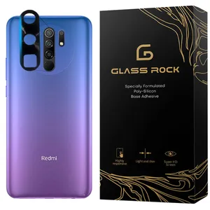 محافظ لنز دوربین گلس راک مدل  STR مناسب برای گوشی موبایل شیائومی Redmi 9