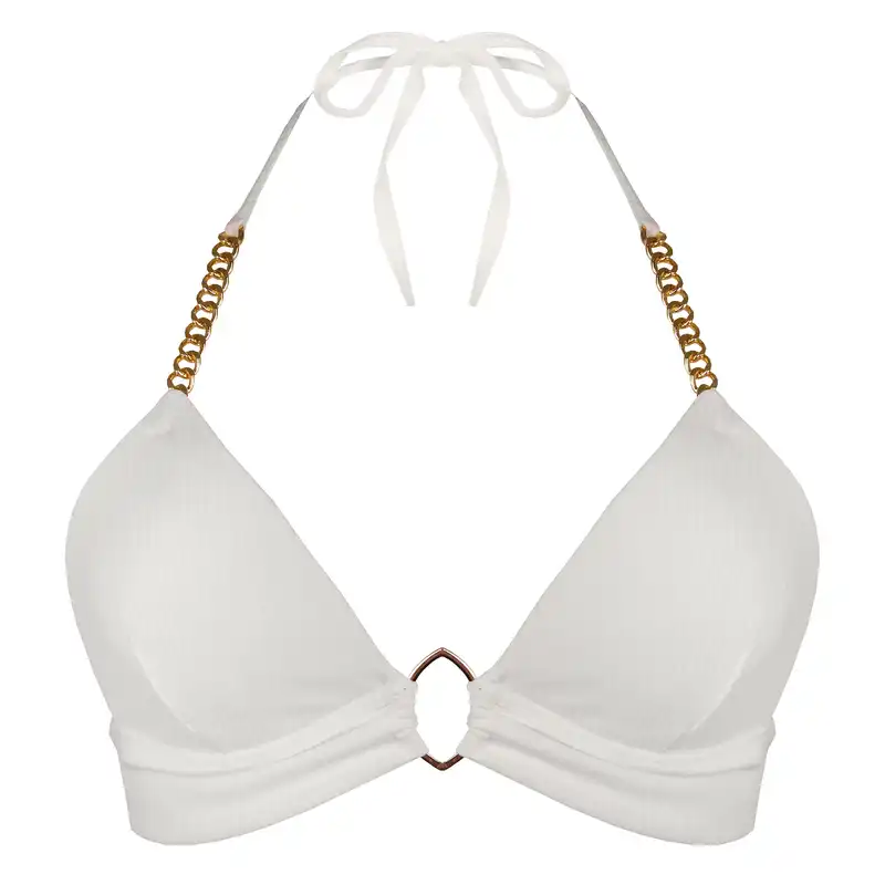 مایو زنانه ماییلدا مدل اسفنجی گره ای کد 4448-458 رنگ سفید