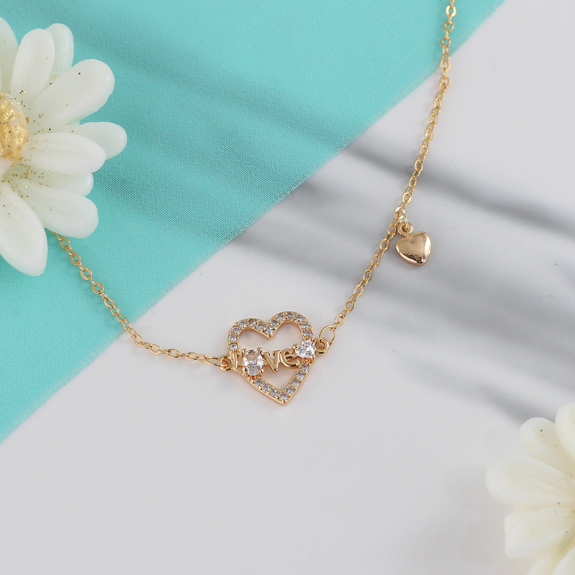 پابند زنانه وای اس ایکس مدل قلب کد M149