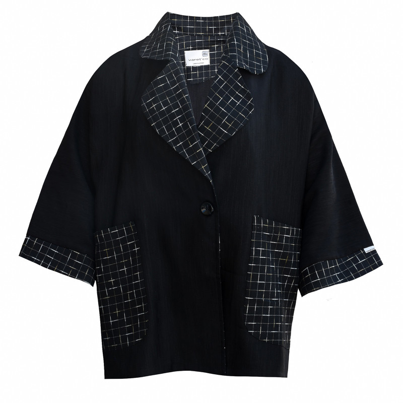 کت زنانه مدل یقه انگلیسی 404