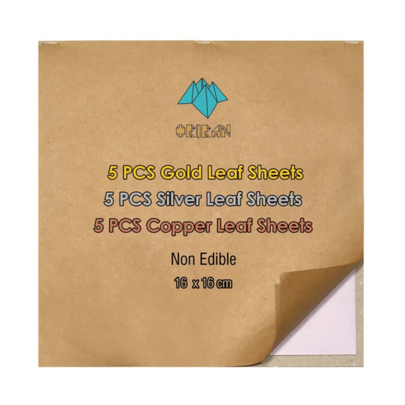 ورق طلا و مس و نقره اوریران کد GSC-15 بسته 15 عددی