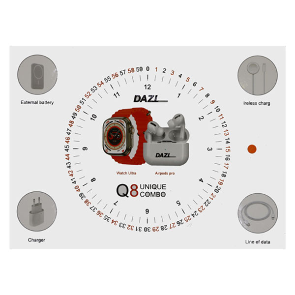 مجموعه لوازم جانبی موبایل مدل DAZL Q8 UNIQUE COMBO