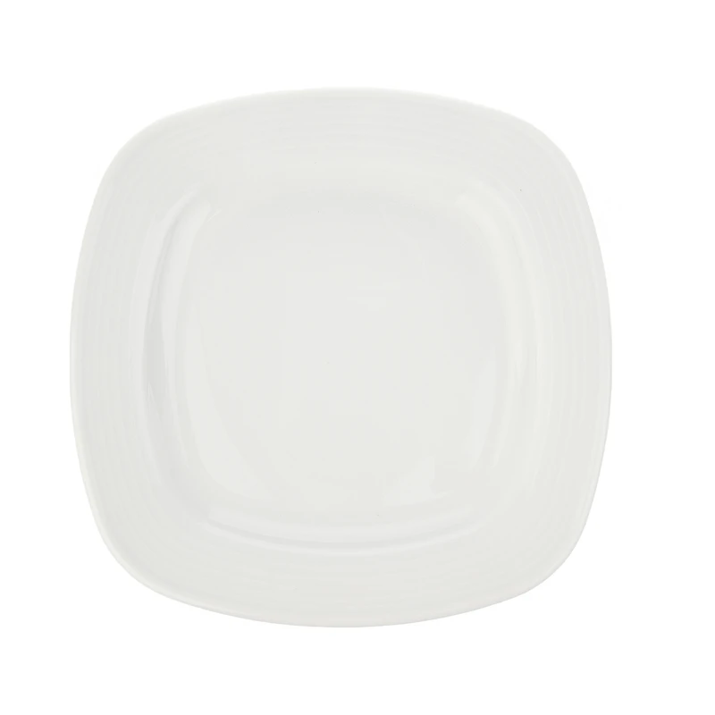 پیش دستی چینی زرین ایران مدل هتلی کواترو 20 درجه یک بسته 6 عددی