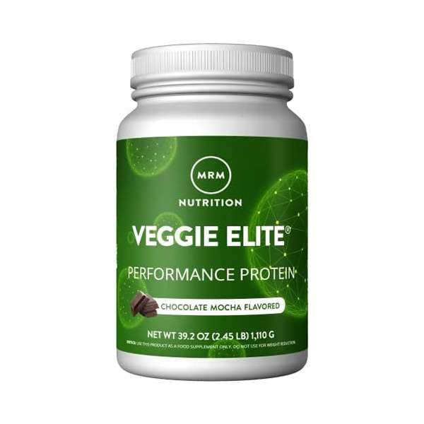 پودر پروتئین وجی الیت با طعم شکلات موکای ام آر ام نوتریشن - 1110 گرم