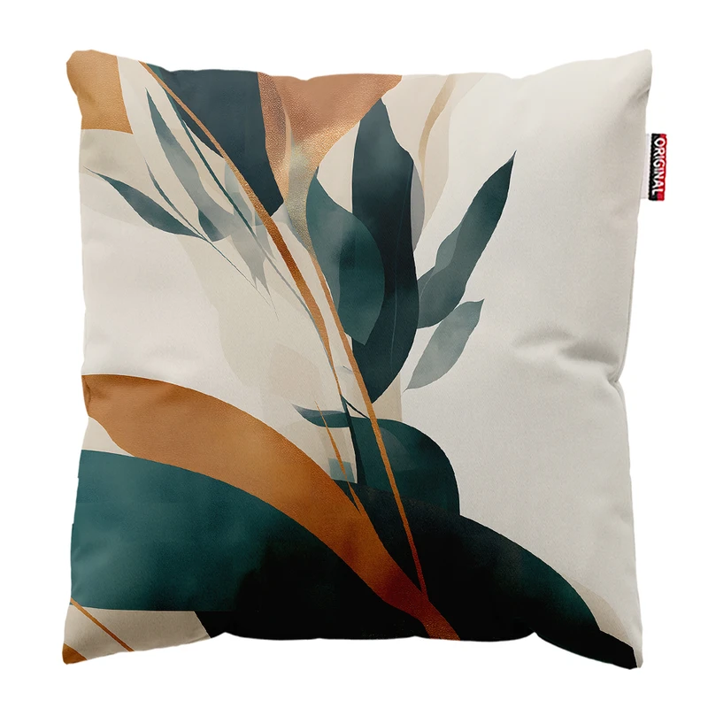 کوسن پاد آفرین مدل گل و برگ کد PK303318 سایز 30*30 سانتی متر