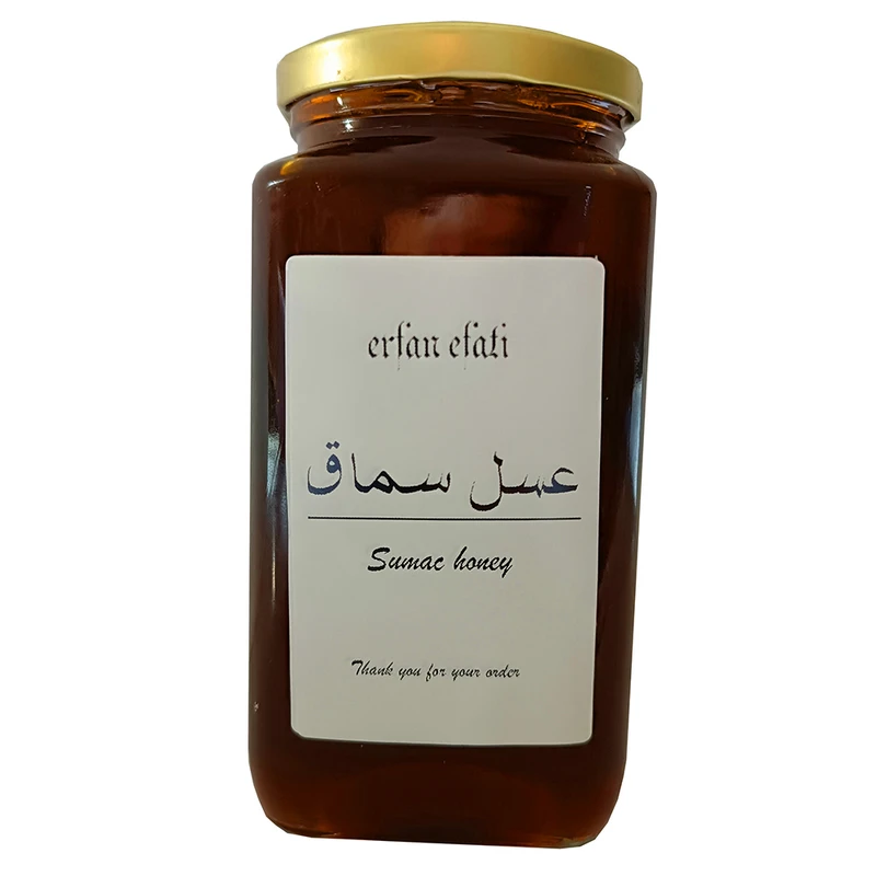 عسل سماق بدون تغذیه کل چرمی - 980 گرم