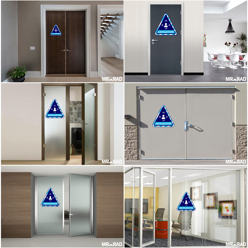 برچسب ایمنی مستر راد طرح لطفا فاصله اجتماعی را رعایت فرمایید کد HSE1317