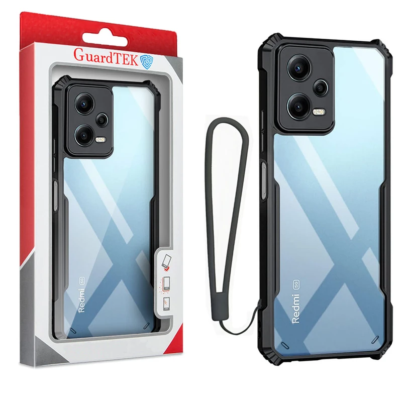 کاور گاردتک اساک مدل Antishock Strap مناسب برای گوشی موبایل شیائومی Note 12 5G به همراه بند