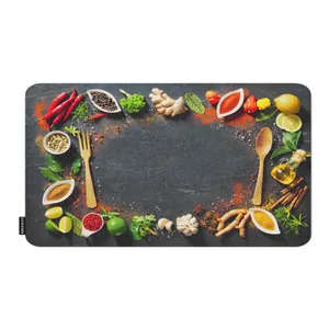 پادری ریحانلوکس مدل مستطیل طرح آشپزخانه کد PADARI-A12 سایز 70x50 سانتی‌متر مناسب برای فضای داخلی