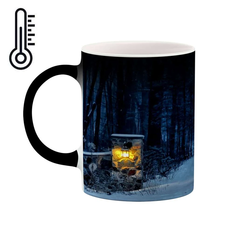 ماگ حرارتی کاکتی مدل منظره برفی کد mgh15137