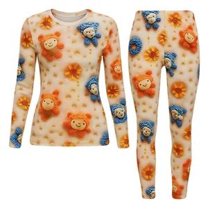 ست تی‌شرت آستین بلند و شلوار راحتی زنانه مدل آوید کد 77