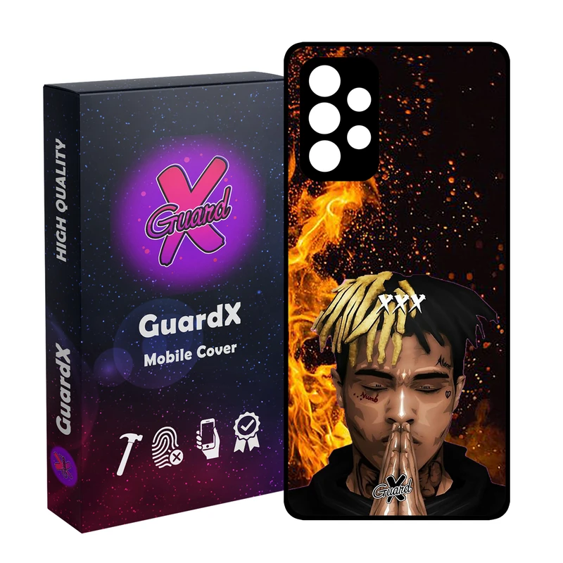 کاور گارد ایکس طرح Tentaction مدل Glass10366 مناسب برای گوشی موبایل سامسونگ Galaxy A32 4G