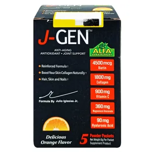 ساشه آلفا ویتامینز با طعم پرتقال  جی جن بسته 5 عددی