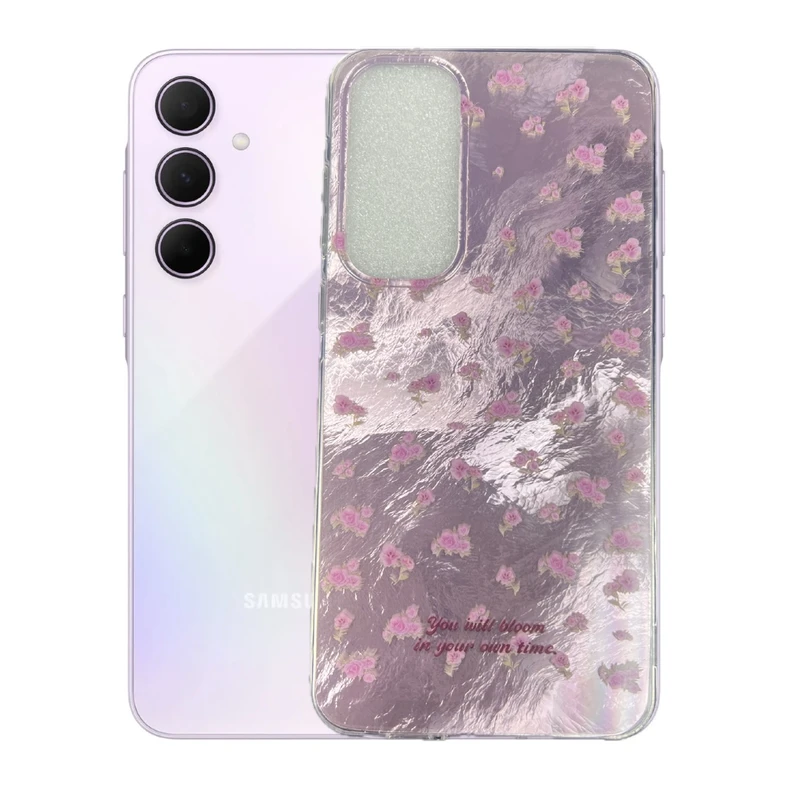کاور طرح شکوفه مناسب برای گوشی موبایل سامسونگ Galaxy A55