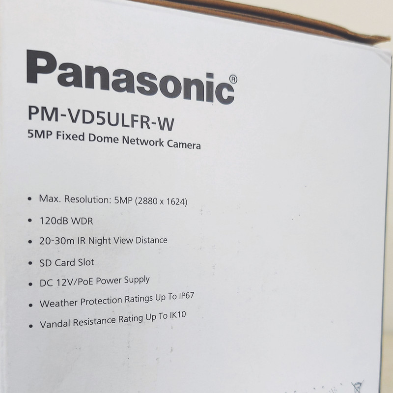 دوربین مداربسته تحت شبکه پاناسونیک مدل PM-VD5ULFR-W