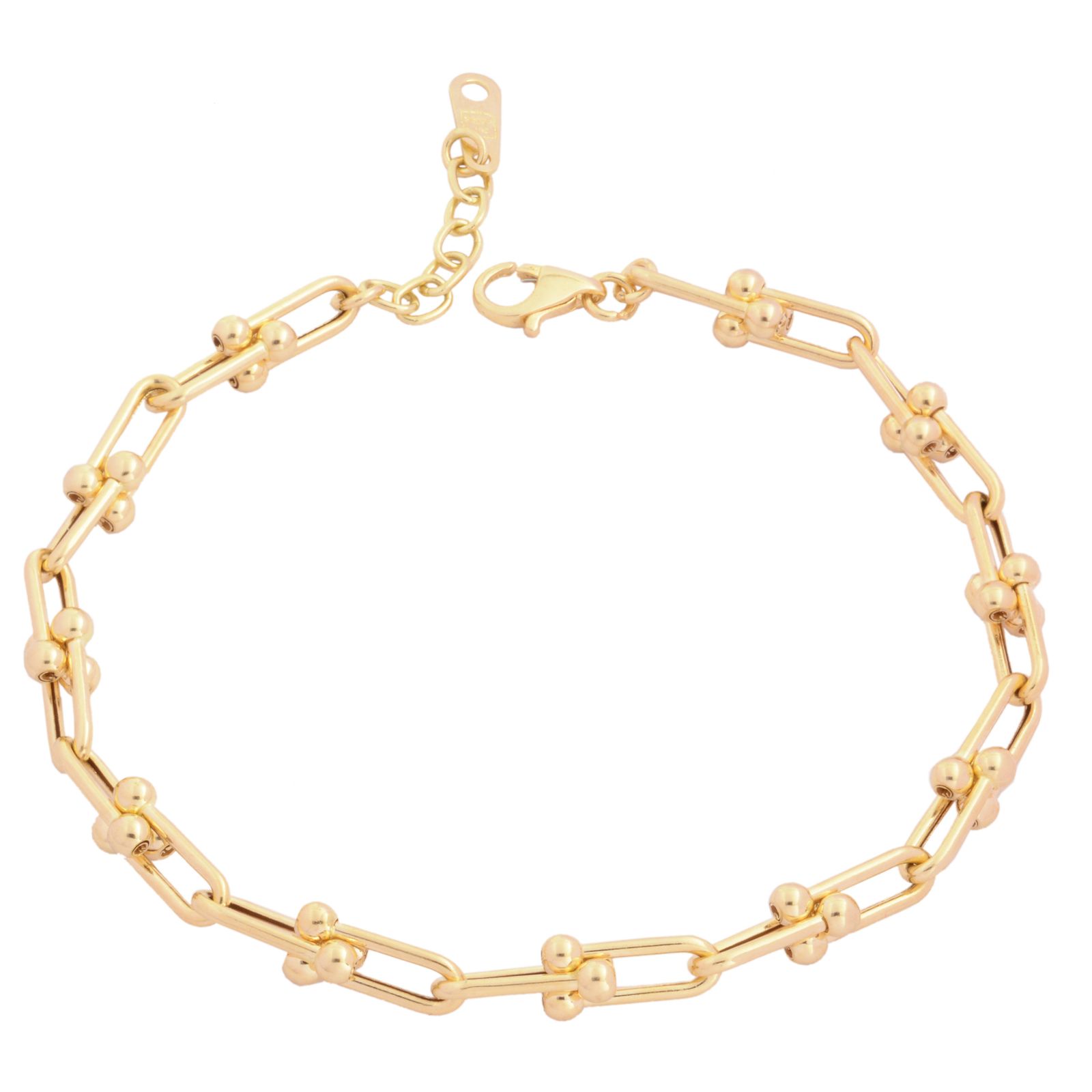 دستبند  طلا 18 عیار زنانه طلای مستجابی مدل تیفانی کد S1