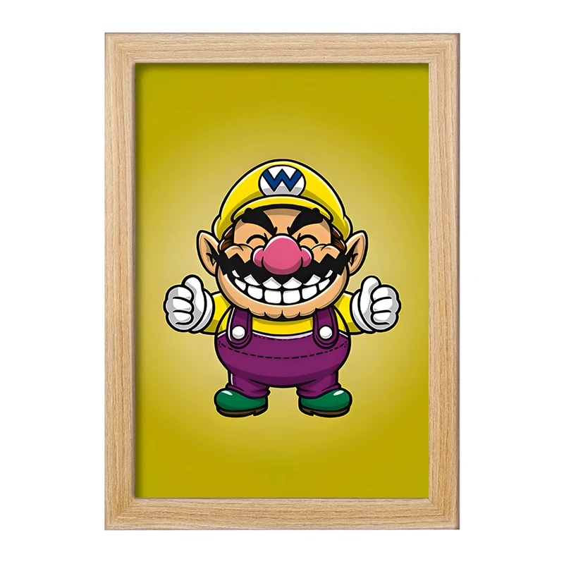 تابلو خندالو مدل واریو سوپر ماریو کد F9430